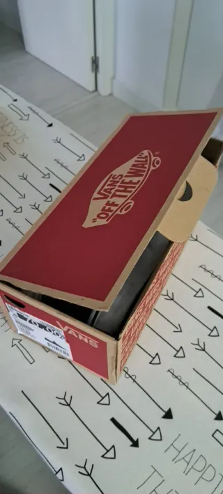 Zapatillas Vans Mujer Azul y Blanco