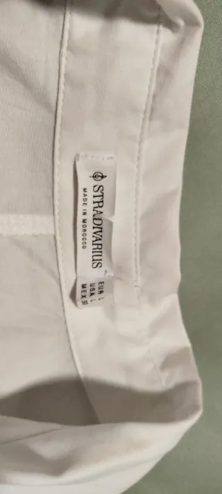 Camisa blanca mujer manga larga