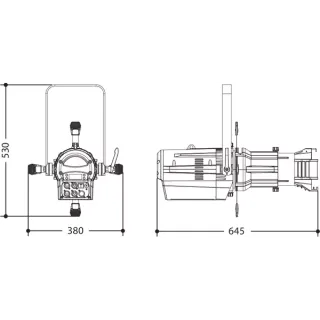 Foco Recorte Prolights EVO190EFC