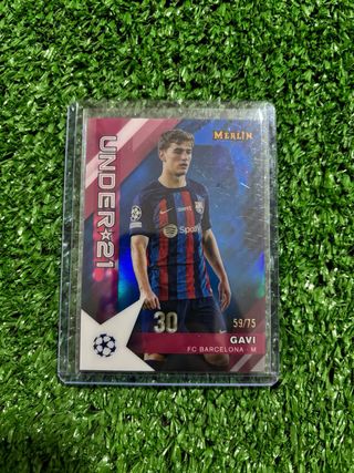 Gavi Topps Merlin Under 21 /75 FC Barcelona