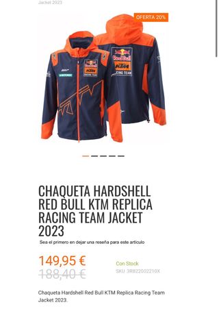 Chaqueta KTM Red Bull Replica 2023