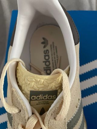 Zapatillas Adidas Gazelle Bold Crema Marrón