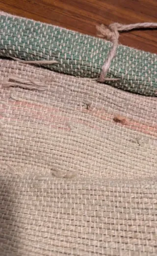 Tapiz paisaje hecho a mano