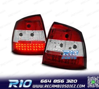PILOTOS LED PARA OPEL ASTRA G 3P 5P 97-04 ROJO BLANCO 3/5 PU