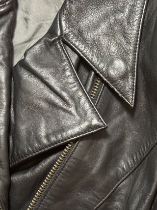 Chaqueta motera cuero mujer