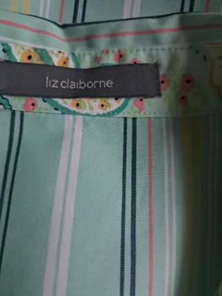 Camisa Liz Claiborne Rayas Mujer