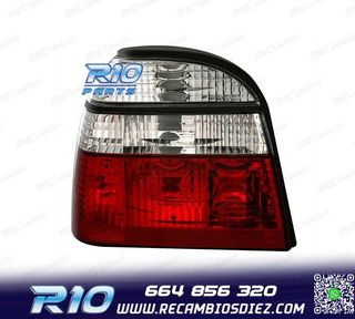 PILOTOS PARA VOLKSWAGEN VW GOLF 3 91-97 ROJO BLANCO LOOK LEX