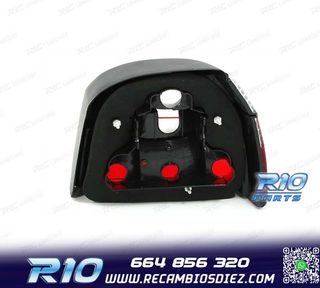 PILOTOS PARA VOLKSWAGEN VW GOLF 3 91-97 ROJO BLANCO LOOK LEX