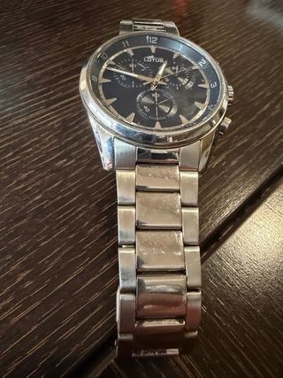 Reloj Lotus Hombre Cronógrafo Azul Plata
