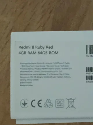 Xiaomi Redmi 8 Rojo
