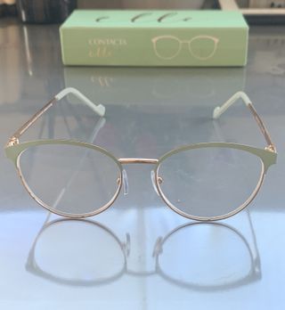 Occhiali da lettura Elle oro/verde acqua - Donna