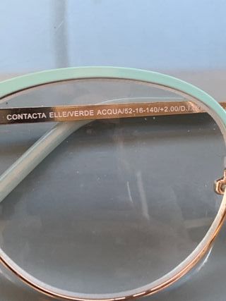 Occhiali da lettura Elle oro/verde acqua - Donna