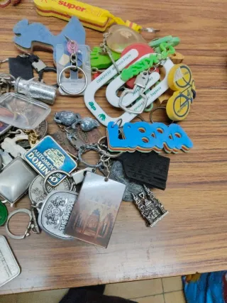 Lote de llaveros antiguos