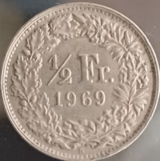 1/2 Franco Suizo 1969