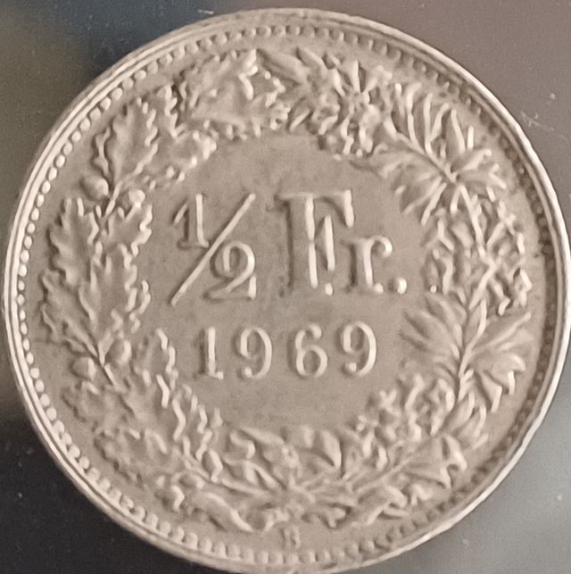 1/2 Franco Suizo 1969
