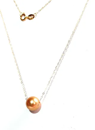 Collar Perla y Oro 18k