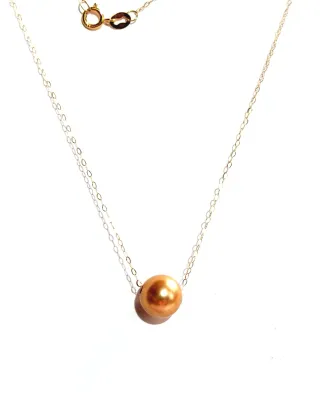 Collar Perla y Oro 18k