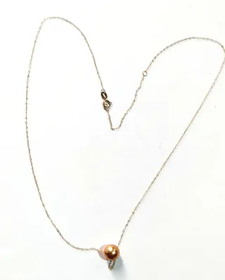 Collar Perla y Oro 18k