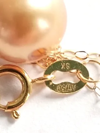 Collar Perla y Oro 18k