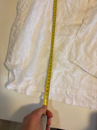 Camiseta Sfera Encaje Sin Mangas Blanca Talla L