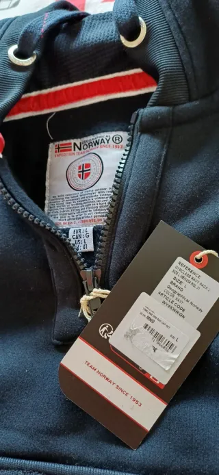 Sudadera Geographical Norway Azul
