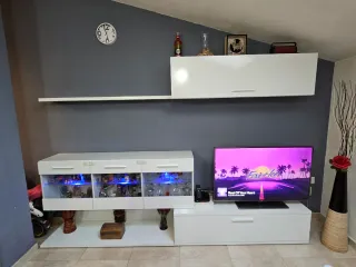 Mueble de Salón con Luces LED