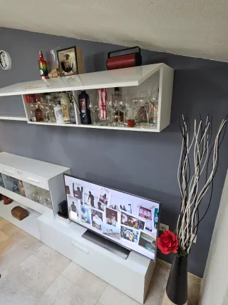 Mueble de Salón con Luces LED