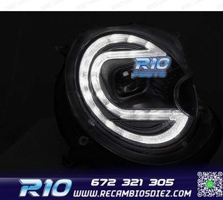 FAROS XENON MINI COOPER 06-14 LED NEGRO