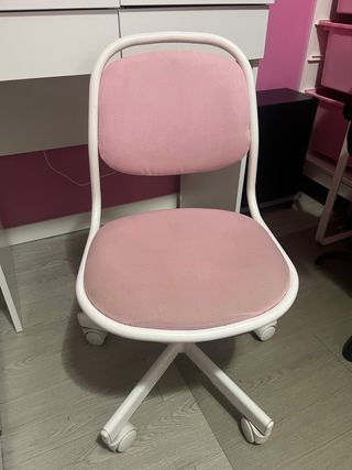 Silla de escritorio infantil Ikea rosa