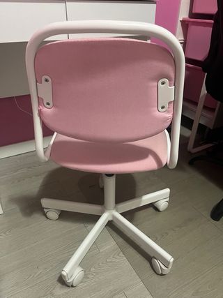Silla de escritorio infantil Ikea rosa