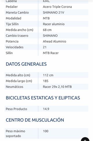 Bicicleta Racer 29 FD 295