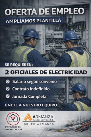 SE BUSCA ELECTRICISTA OFICIAL 1º / 2º
