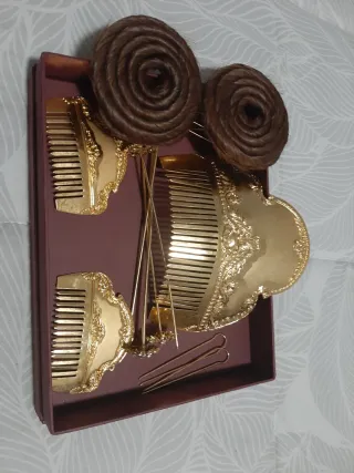 Peinetas Fallera Doradas