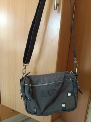 Bolso bandolera gris oscuro