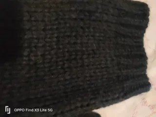 Jersey Massimo Dutti Negro Mujer Abrigo