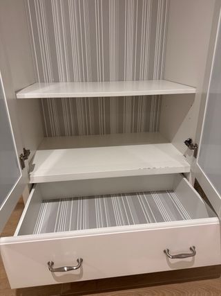 Armario TYSSEDAL blanco con espejos