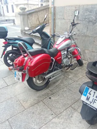 Moto Custom Mejor 125cc Roja