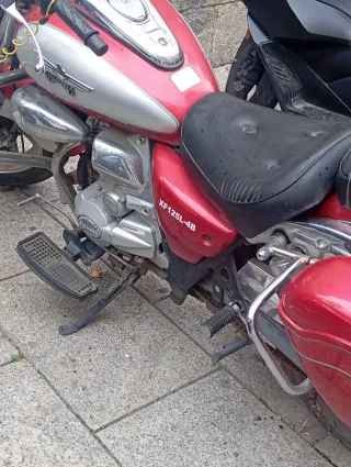 Moto Custom Mejor 125cc Roja