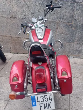 Moto Custom Mejor 125cc Roja