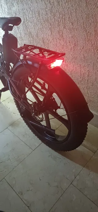 Bicicleta Fat Bike Negra