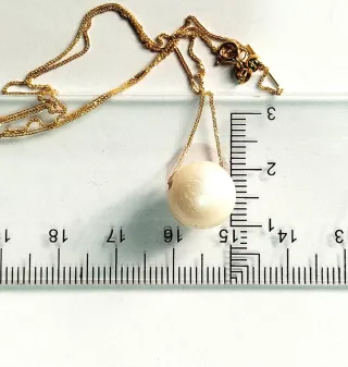 Collar Perla y Oro 18k