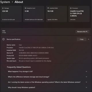 PC Gaming i5 GTX 1060 Listo para Usar WIN 11
