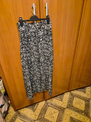 Falda larga estampada