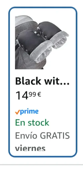 Guantes para carrito de bebé forrados