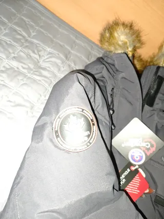 Parka Canadian Peak gris talla L