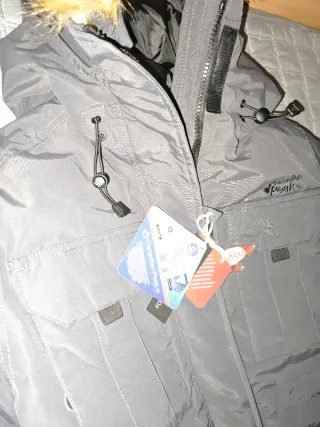 Parka Canadian Peak gris talla L
