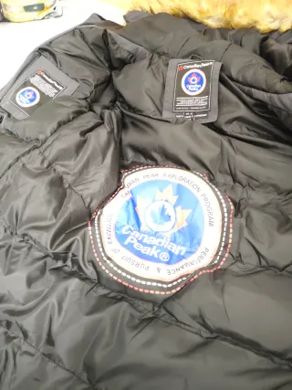 Parka Canadian Peak gris talla L