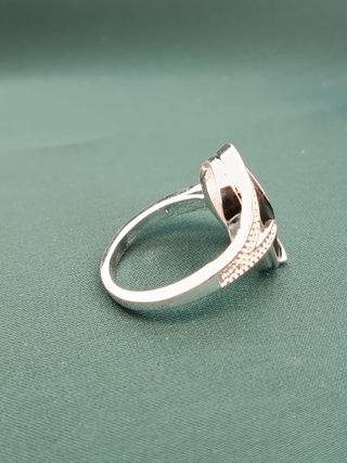 Anillo Plata Ley 925 Negro