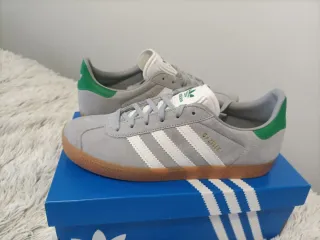 Adidas Gazelle Talla 38 Gris/Verde