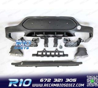 DIFUSOR MERCEDES GLC X253 COUPE 15-18 LOOK AMG GLC63 + COL